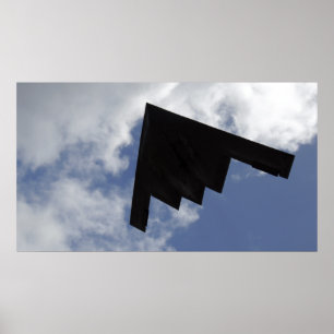 Poster Un esprit B-2 en vol