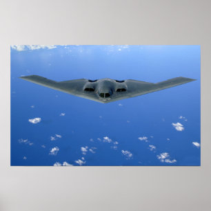 Poster Un Esprit B-2 sonne dans le ciel