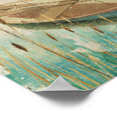 Poster Un étang Vintage (Coin)