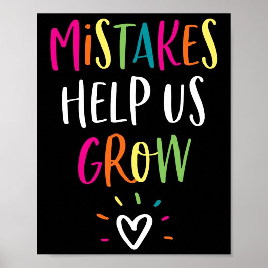Poster Un état d'esprit positif Retour à l'école Professe (Devant)