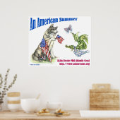 Poster Un été américain (paysage) (Cuisine)