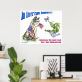 Poster Un été américain (paysage) (Bureau à domicile)
