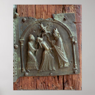 Poster Un exorcisme, panneau de la porte droite, 12ème