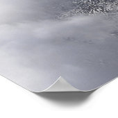 Poster Un F-117A Nighthawk survole la montagne (Coin)