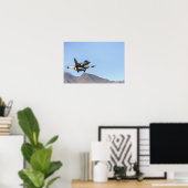 Poster Un F-16E des Émirats arabes unis (Bureau à domicile)