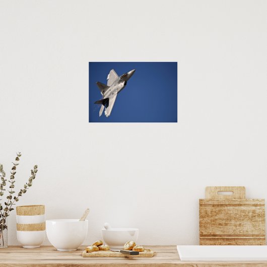 Poster Un F-22 Raptor (Cuisine)