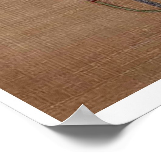 Poster Un faucon - Scroll coréen du XVIe siècle (Coin)