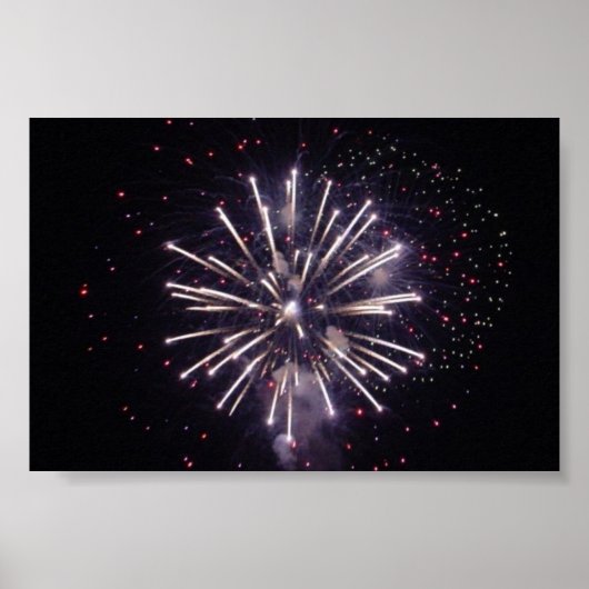 Poster Un feu d'artifice (Devant)