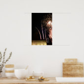 Poster Un feu d'artifice illumine le mémorial de la Force (Cuisine)