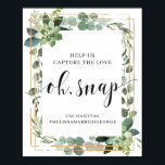 Poster Un feuillage verdoyant et succulent capte le signe<br><div class="desc">Un feuillage verdoyant réussi capte le panneau d'amour 8x10 poster,  Contactez-moi pour les articles correspondants ou pour la personnalisation,  Roses de Blush ©</div>