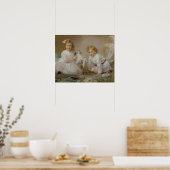 Poster Un frère et une soeur jouent, 1915 (Cuisine)