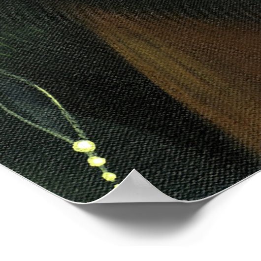 Poster Un furet et sa fée ART IMPRIMER imaginaire furets (Coin)