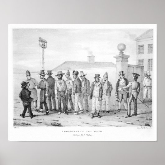 Poster Un gang de prisonniers du gouvernement (Devant)