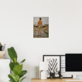 Poster Un garçon avec un Oar (Bureau à domicile)