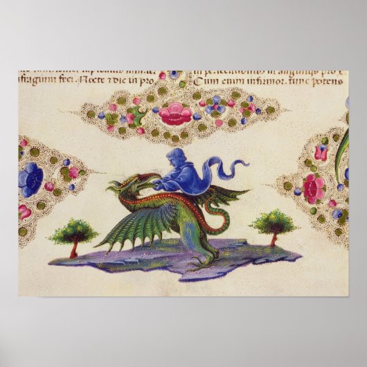 Poster Un géant et un monstre ailé (Devant)