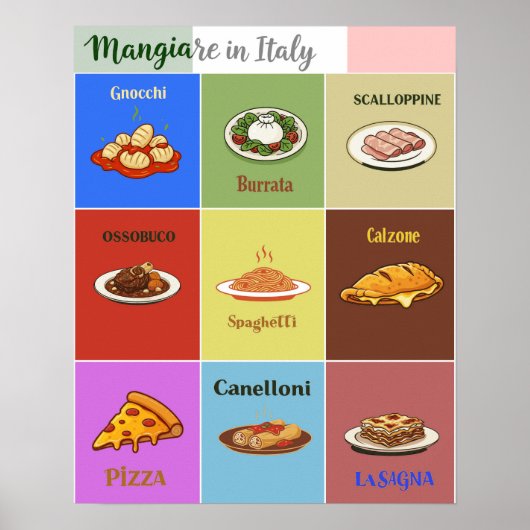Poster Un goût d'Italie (Devant)