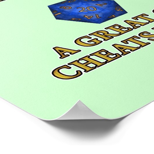 Poster Un grand DM triche mieux (Coin)