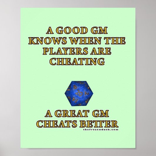 Poster Un grand DM triche mieux (Devant)