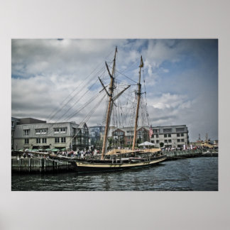 Poster Un grand navire à Halifax