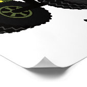 Poster Un Green Monster truck (Coin)