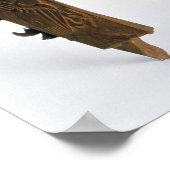 Poster Un griffon tenant un cerf dans son bec (Coin)