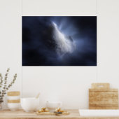 Poster Un Gros Plan Illustratif Du Temple De La Comète. (Cuisine)