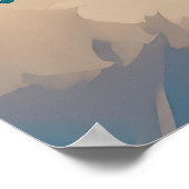 Poster Un haltérophile féminin. (Coin)