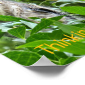 Poster Un héron vert. Pensez à vous (Coin)