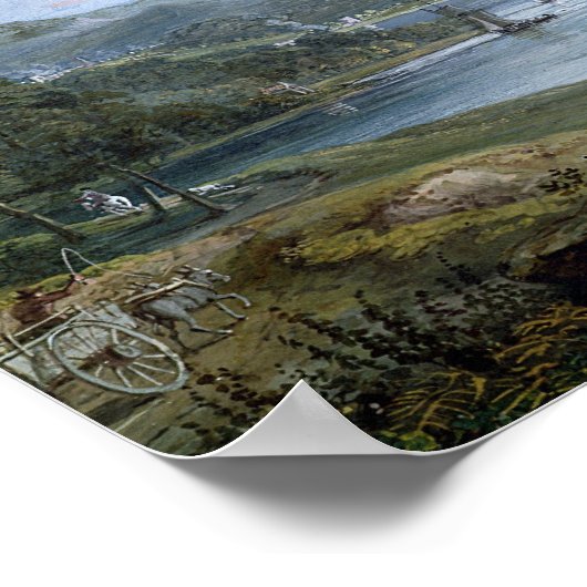 Poster Un hêtre ancien, 1794 (huile sur toile) (Coin)