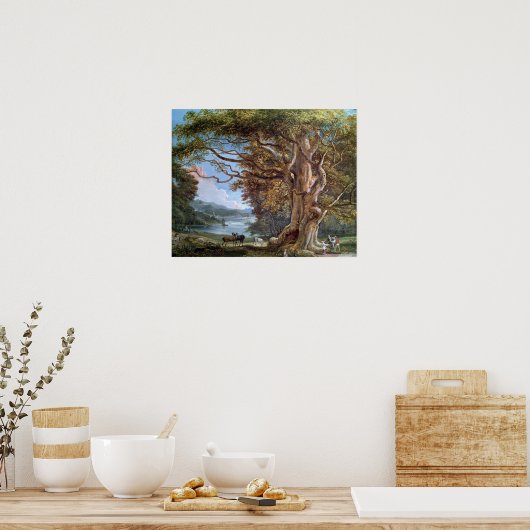 Poster Un hêtre ancien, 1794 (huile sur toile) (Cuisine)