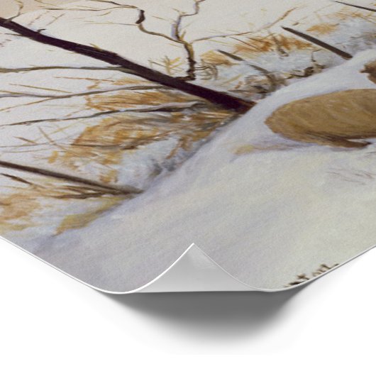 Poster Un hiver difficile (Coin)