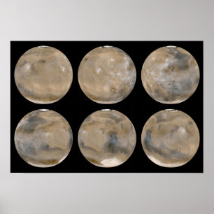 Poster Un hiver du centre-nord/sud sur Mars