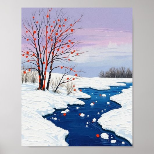 Poster Un hiver tranquille (Devant)