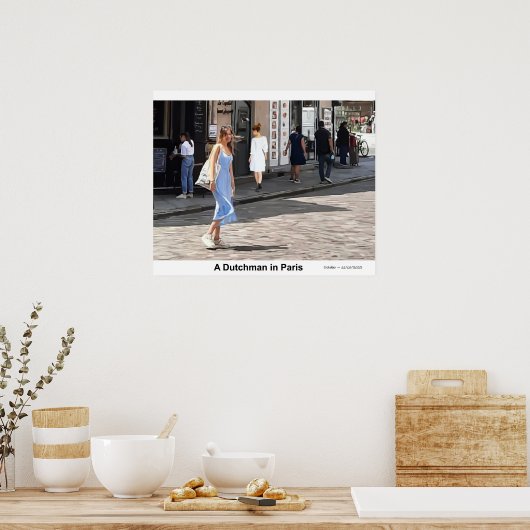 Poster Un Hollandais à Paris (Cuisine)