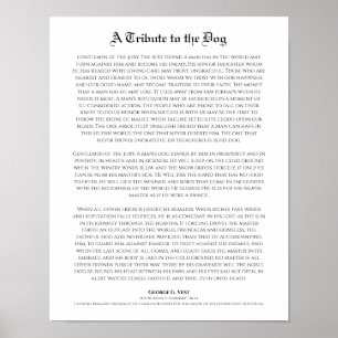 Poster Un hommage au chien, le meilleur ami de l'homme