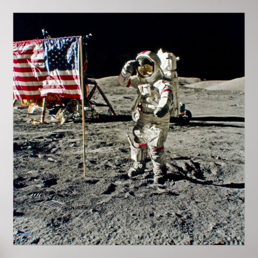 Poster Un hommage de héros d'Apollo 17 (Devant)