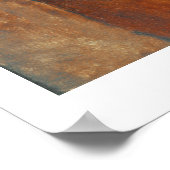 Poster Un homme assis sur une table (Coin)