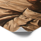 Poster Un homme avec du poisson pour une tête dans un jar (Coin)