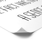 Poster Un homme dit à l'Univers... (Coin)