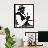 Poster Un homme lit une histoire (Bureau à domicile)