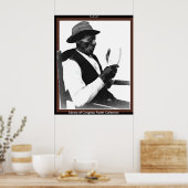 Poster Un homme lit une histoire (Cuisine)