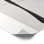 Poster Un homme portant une ceinture noire karaté (Coin)