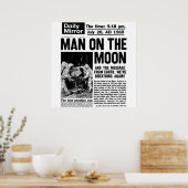 Poster Un homme sur l'affiche de la lune (Cuisine)