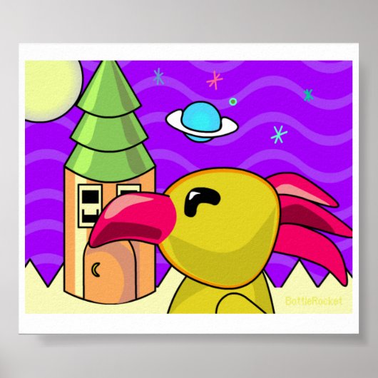 Poster Un homme volant (Devant)