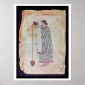 Poster Un Indien mexicain prépare du chocolat, du Codex (Devant)