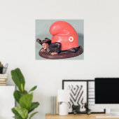 Poster Un inkwell ou un pot de tabac (Bureau à domicile)