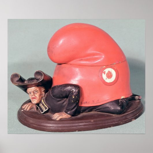 Poster Un inkwell ou un pot de tabac (Devant)