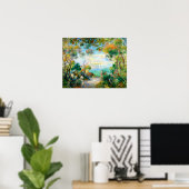 Poster Un jardin à Sorrento, August Renoir (Bureau à domicile)