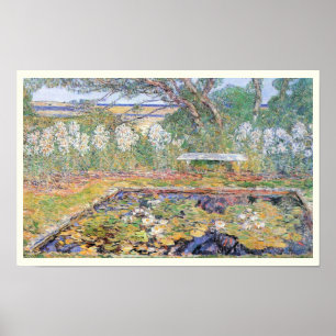 Poster Un jardin de Long Island par Frederick Childe Hass