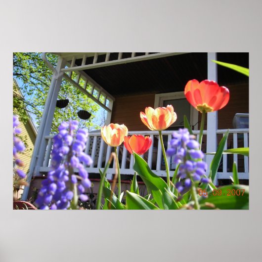 Poster Un jardin de printemps (Devant)